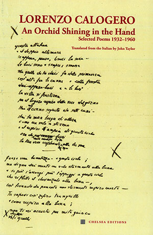 The cover to An Orchid Shining in the Hand: Selected Poems, 1932–1960 by Lorenzo Calogero