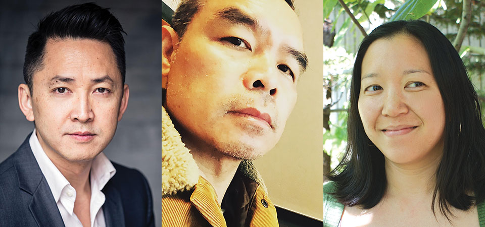 Viet Thanh Nguyen, Andrew Lam, and Aimee Phan, respectively