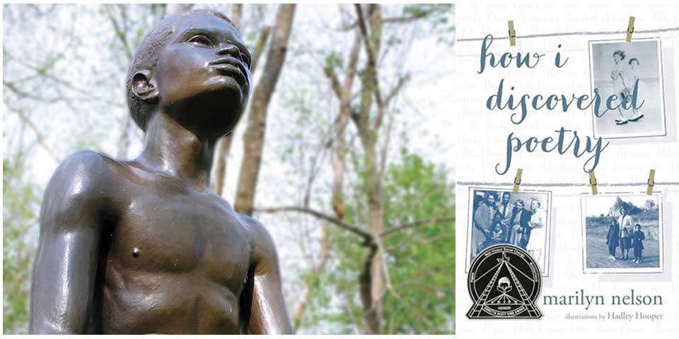 A statue of a young Carver at the George Washington Carver National Monument.