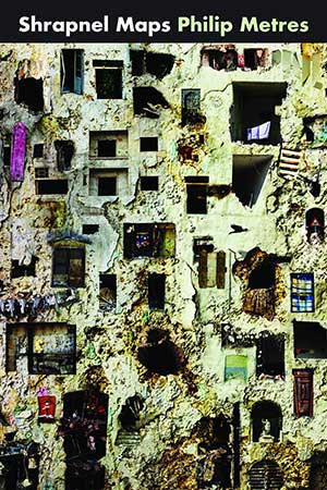 The cover to Shrapnel Maps by Philip Metres