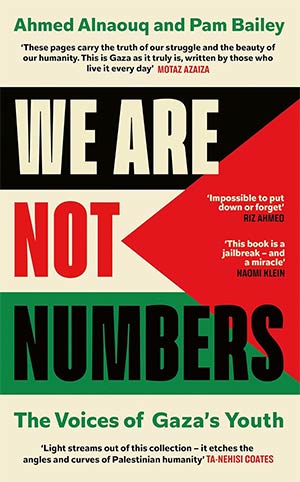 The cover to We Are Not Numbers