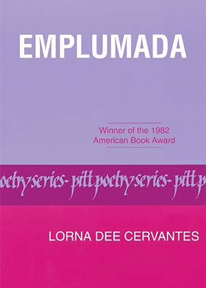The cover to Emplumada by Lorna Dee Cerevantes