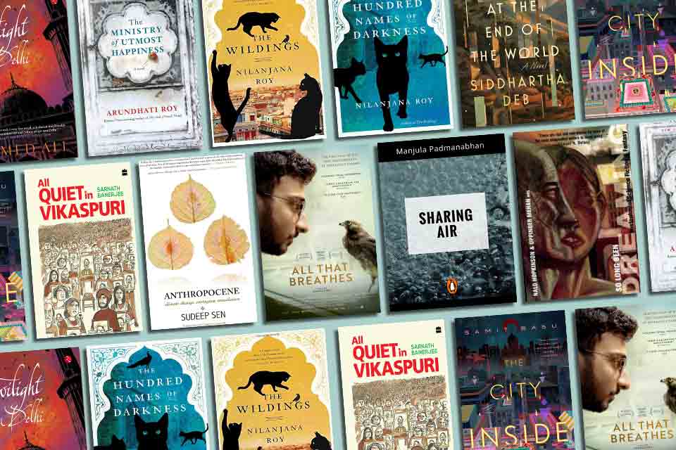 A collage made up of the covers to the books discussed below