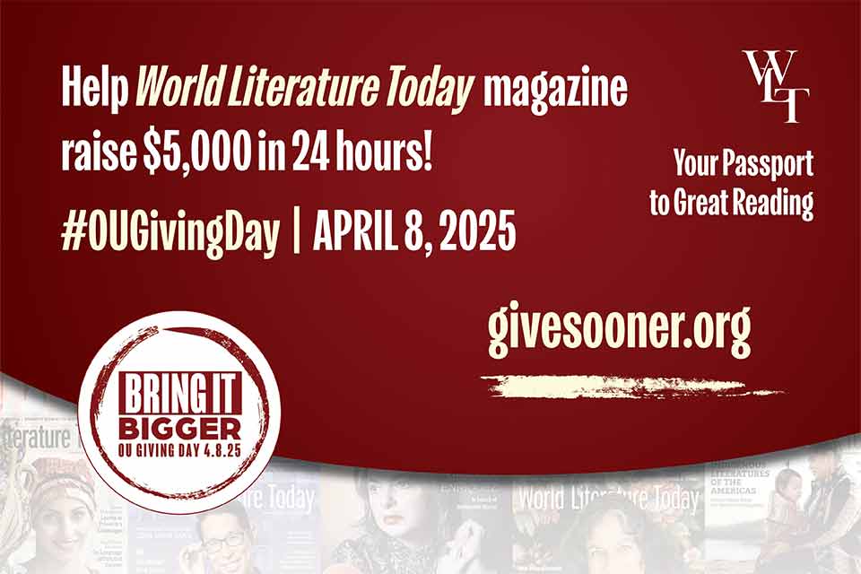 Text reads: Help WLT raise $5000 in 24 hours. #OUGivingDay | April 8, 2025