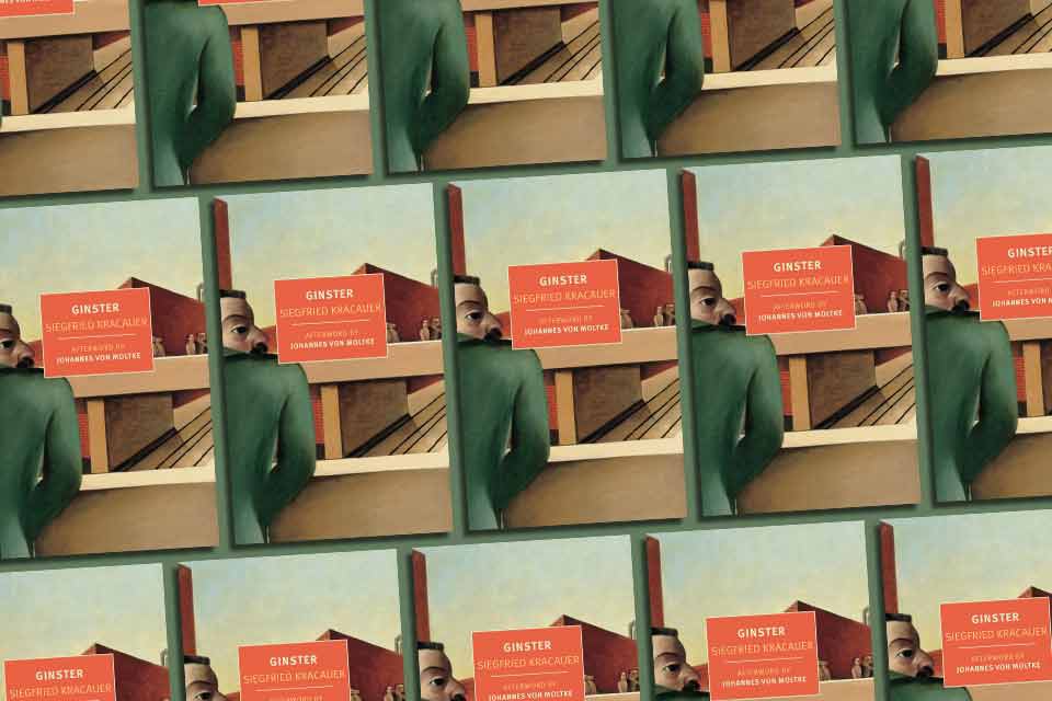 A tile collage of the cover to Siegfried Kracauer’s Ginster