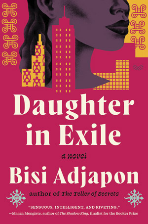 The cover to Daughter in Exile by Bisi Adjapon