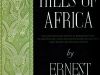 The cover to Green Hills of Africa by Ernest Hemingway