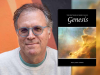 Ilan Stavans with the cover to The First Book of Moses Called Genesis