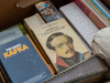 An open box of books
