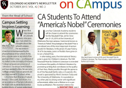 Colorado Academy news clipping