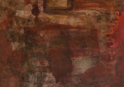 Guillermo Arreola, Ni tú escaparás (2005), mixed media on canvas, 90 x 80cm. Courtesy of the artist.