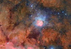 A nebula in deep space