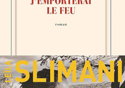 The cover to J’emporterai le feu by Leïla Slimani