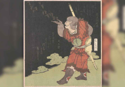 A drawing of the Monkey King