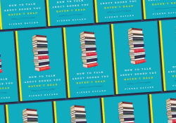 A tile collage of the cover to How to Talk About Books You Haven't Read