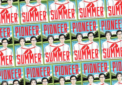 A tile collage of the cover to Pioneer Summer