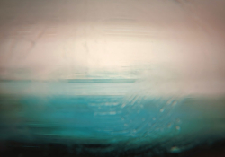 An impressionist image suggesting light in water