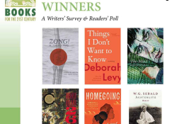 The covers to the six books discussed in the list below