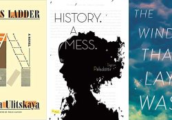 The covers to three books highlighted in the post (Jacob's Ladder, History: A Mess, and The Wind that Lays Waste)