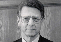 A black and white photo of WLT contributor Theodore J. Ziolkowski