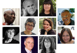 Photographs of the ten Neustadt finalists. The finalists are listed in the caption of the image.