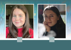 Photographs of the two Student Translation Prize Winners