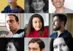 Photos of the 9 of the 11 visiting writers